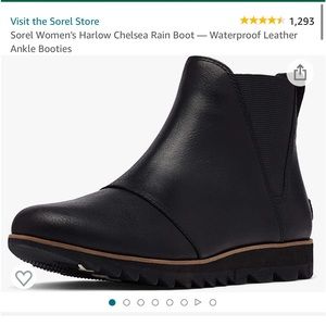 Sorel Harlow Chelsea Boot rain boot waterproof